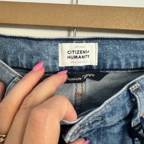 Citizens of Humanity Olivia High Rise Slim in Santorini - Picture 5 of 7